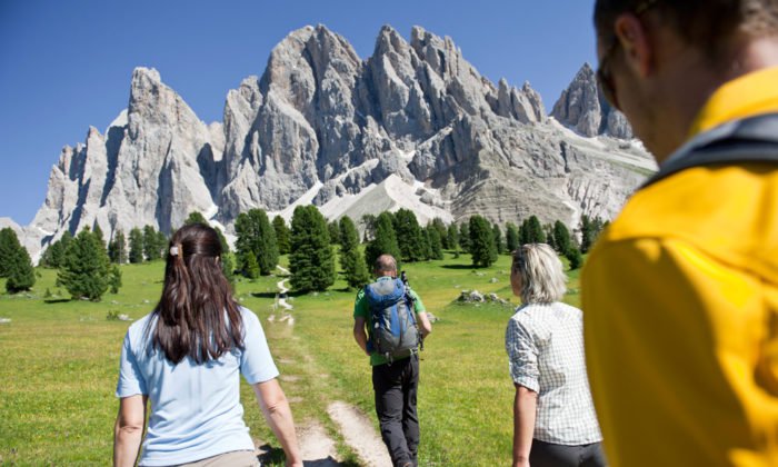 Im Urlaub in den Dolomiten können Sie aktiv sein